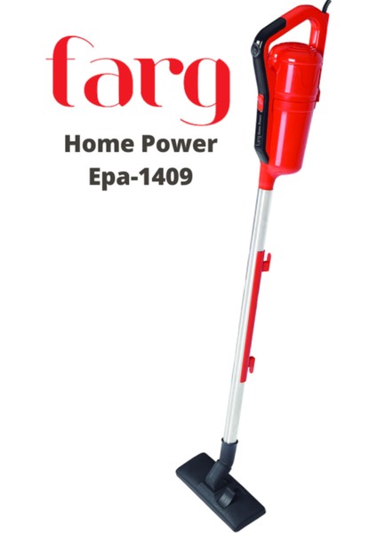 Kablolu Dikey Süpürge, Kırmızı ve Antrasit Renk Seçenekleriyle