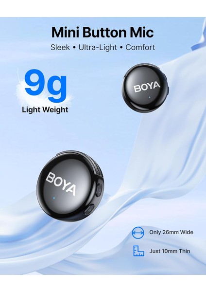 Boyalınk 3-03 Kablosuz Type-C ve Lighting Yaka Mikrofon Sistemi fiyatları