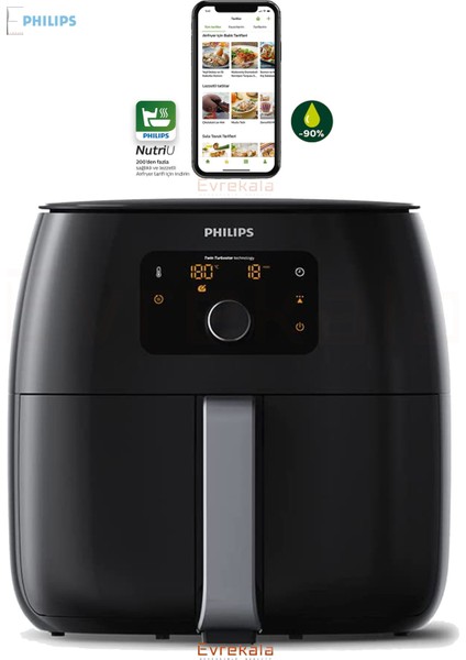 Büyük Boy Akıllı Hava Fritözü Beyaz, Sağlıklı ve Pratik Pişirme Keyfi