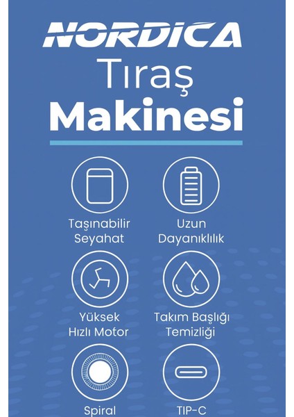 Siyah Renkli Çok Fonksiyonlu Tıraş Makinesi, Gürültüsüz ve Şarjlı Kullanım modelleri