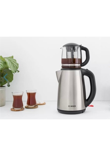 Inox Çay Makinesi, Şık ve Dayanıklı, Hızlı Demleme, Gri Renkli, Kullanışlı Tasarım fiyatları