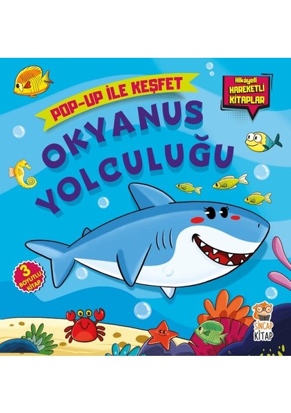 Okyanus Yolculuğu: Pop-Up Ile Keşfet - Hikayeli Hareketli Kitaplar