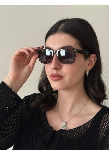 Leopar Desen Güneş Gözlüğü