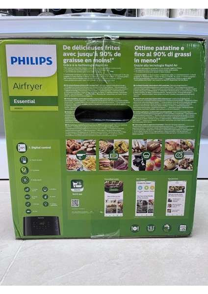 Yağsız Fritöz, 4,1 L, 1400 W, 7 Programlı Dijital, Metalik Renk modelleri