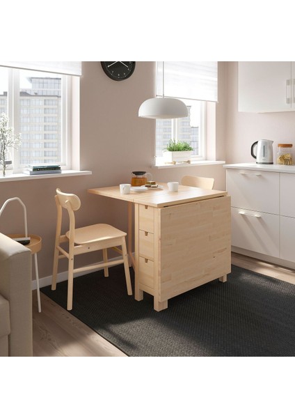 Mutfak Masası Takımı, Huş, 2 Sandalyeli, Katlanabilir fiyatları