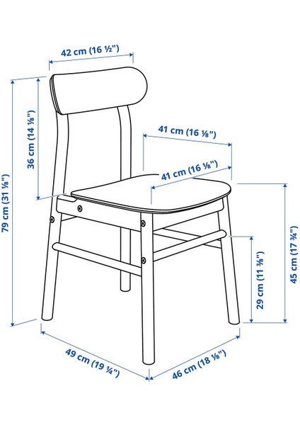 Mutfak Masası Takımı, Huş, 2 Sandalyeli, Katlanabilir modelleri
