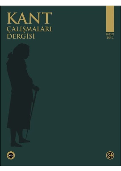 Kant Çalışmaları Dergisi Sayı 1