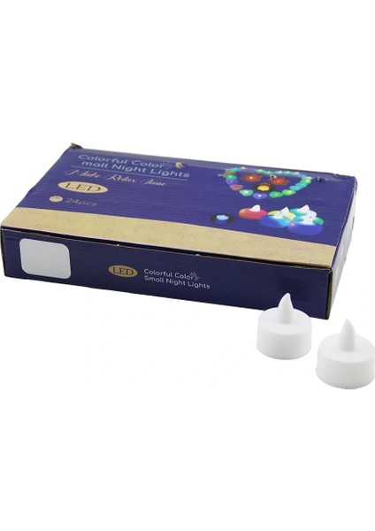 24 Adet Mini Ledli Pilli Mum (5047)