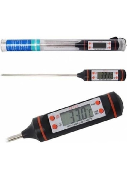 Dijital Gıda Termometresi, Sıcaklık Ölçer, Pişirme ve Süt Isıtma Için Kullanışlı fiyatları