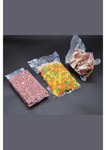 13X30CM - 100 Adet Düz Vakum Makinesi Poşeti (Endüstriyel Makinalar Için) fiyatları