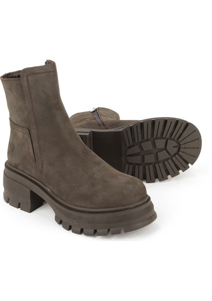 Kadın Deri Bot 143359Z6152 Koyu Kahve fırsatları