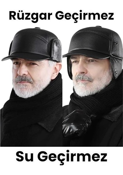 Çok Fonksiyonlu Su ve Rüzgar Geçirmez Kürklü Termal Kalpak Şapka Kışlık Şapka fırsatları