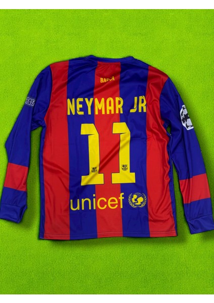 Nostaljik Barcelona Neymar 2011 Final London Uzun Kollu Forma