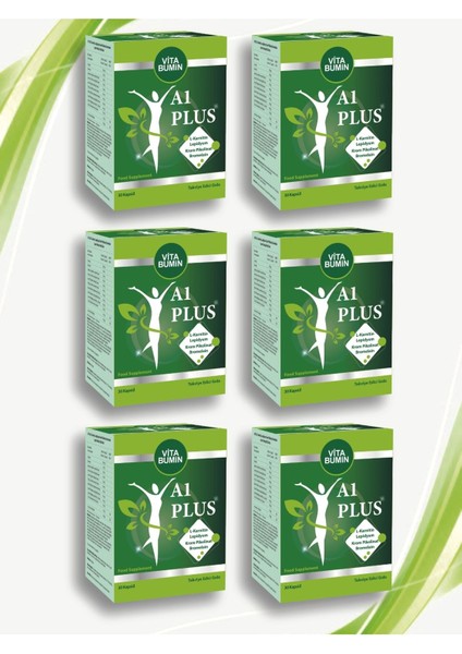 A1 Plus L-Carnitine Lepidium - Bitkisel 30 Kapsül 6 Adet modelleri