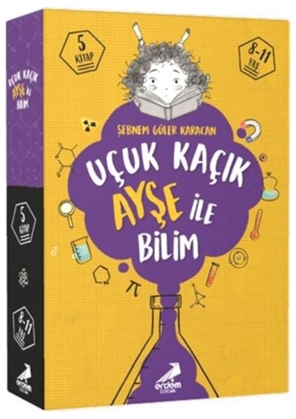 Uçuk Kaçık Ayşe ile Bilim - 5 Kitap Takım
