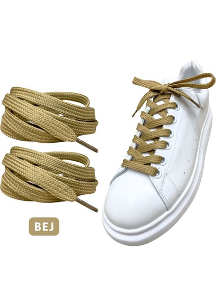 120 cm Yassı Spor Ayakkabı Bağcığı, Sneakers Bağcık, Yassı Ayakkabı Bağcığı 1 Çift