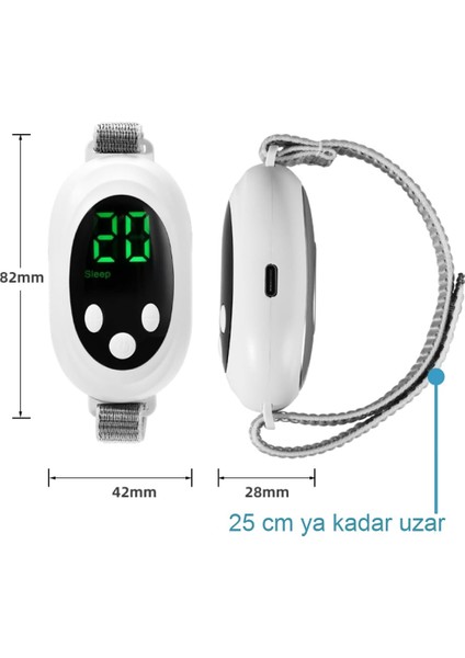 Avuç içi Elektrikli Uyku Masaj Cihazı 20 Seviye 2 Modlu Derin Rahatlama Hızlı Uyku Çözümü fiyatları