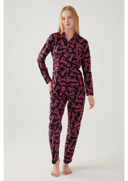 Barbie 1767-S Kadın Gömlek Yaka Pijama Takımı fiyatları
