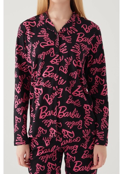 Barbie 1767-S Kadın Gömlek Yaka Pijama Takımı fırsatları