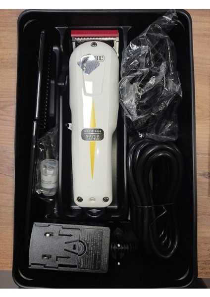 Profesyonel Saç Kesme Makinesi, Super Taper Model 8591L1, Beyaz Renk modelleri