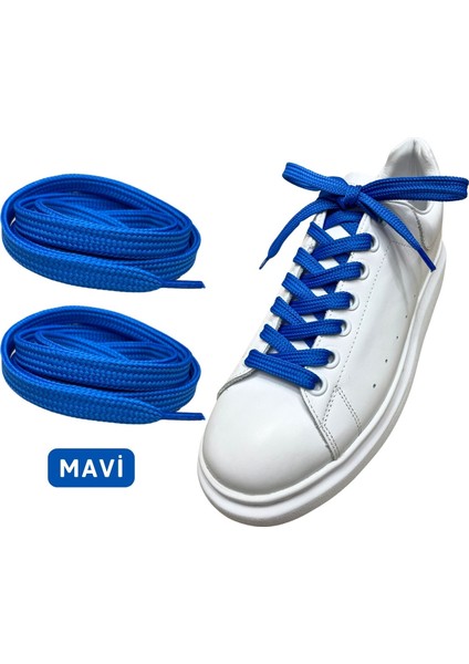 120 cm Yassı Spor Ayakkabı Bağcığı, Sneakers Bağcık, Yassı Ayakkabı Bağcığı 1 Çift