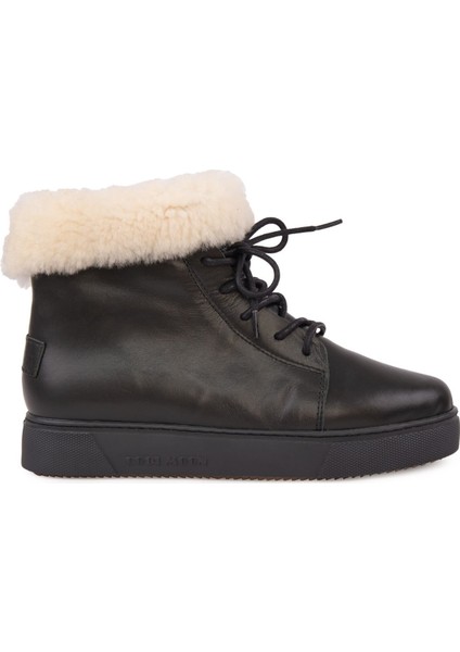 Fermuarlı Deri Kadın Bot 191363