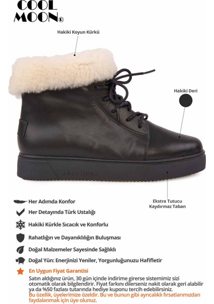 Fermuarlı Deri Kadın Bot 191363 fiyatları