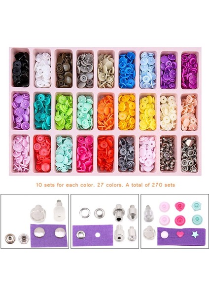 El Tipi Çıt Çıt Çakma Makinesi ve Seti 270 Parça, Pratik ve Kolay Kullanım modelleri