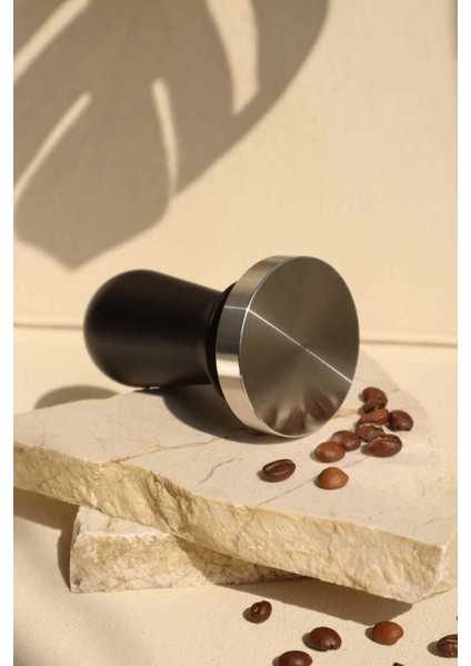 58MM Tamper Klikli, Profesyonel Kahve Presi, Dayanıklı ve Kullanışlı Tasarım