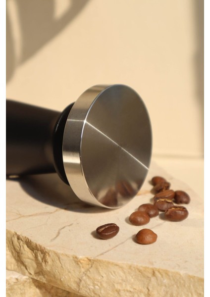 58MM Tamper Klikli, Profesyonel Kahve Presi, Dayanıklı ve Kullanışlı Tasarım