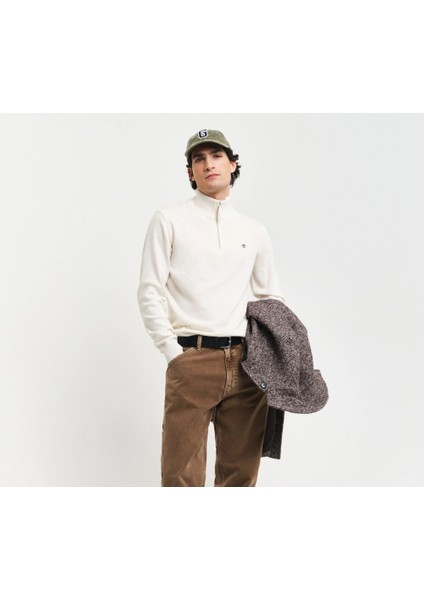Erkek Yarım Fermuar Sweatshirt