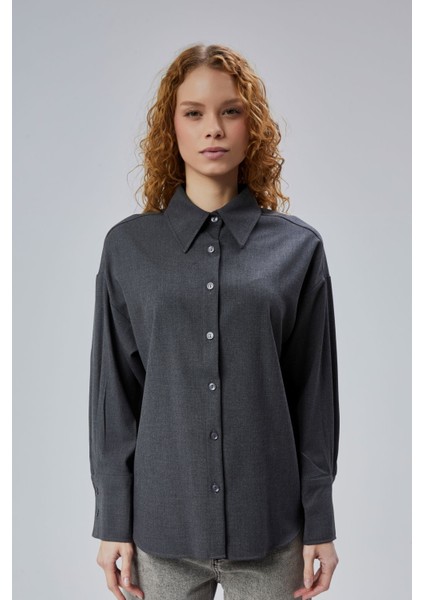 Limited Edition Regular Poliviskon Dokuma Gömlek