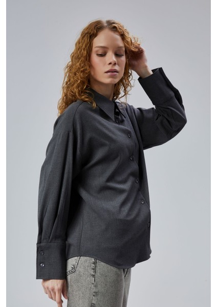 Limited Edition Regular Poliviskon Dokuma Gömlek