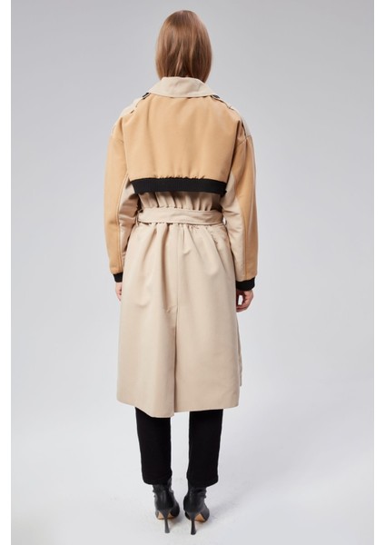 Kadın Regular Astarlı Trençkot