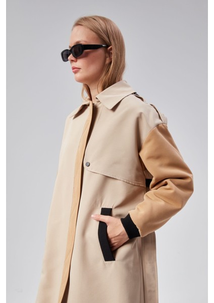 Kadın Regular Astarlı Trençkot