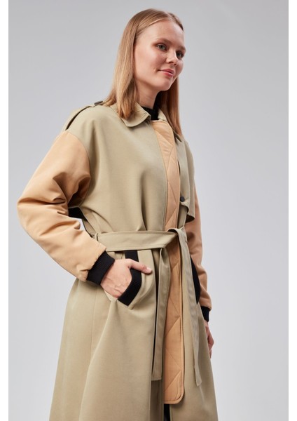 Kadın Regular Astarlı Trençkot
