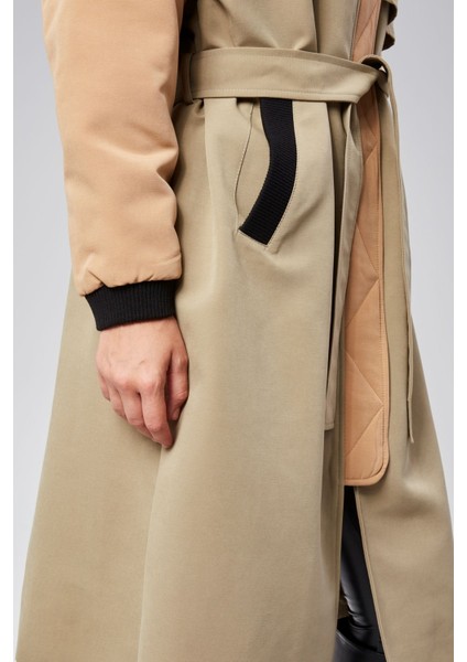 Kadın Regular Astarlı Trençkot