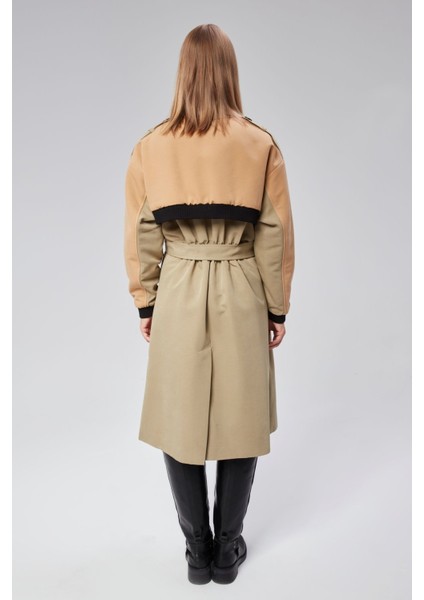 Kadın Regular Astarlı Trençkot