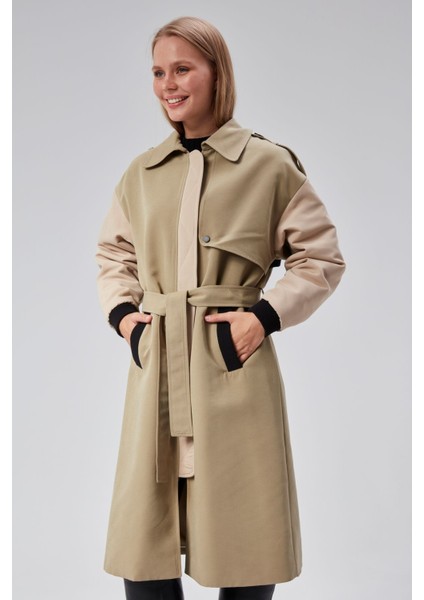 Kadın Regular Astarlı Trençkot