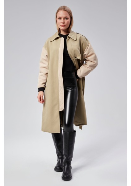 Kadın Regular Astarlı Trençkot