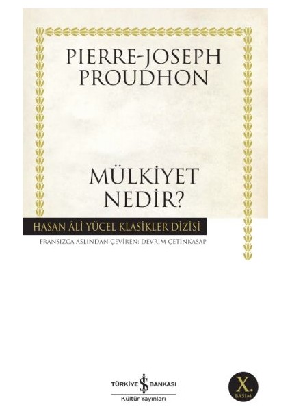 Mülkiyet Nedir - Hasan Ali Yücel Klasikleri