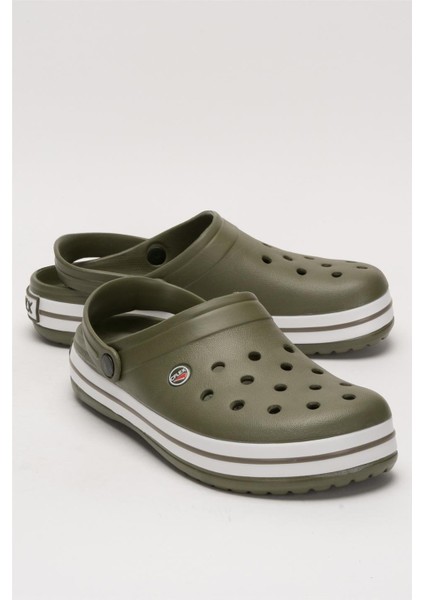 Unisex Confort Medikal Hemşire Sabo Terlik HAKİ