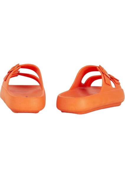 Unisex Çift Tokalı Medikal Hafif Eva Terlik Turuncu