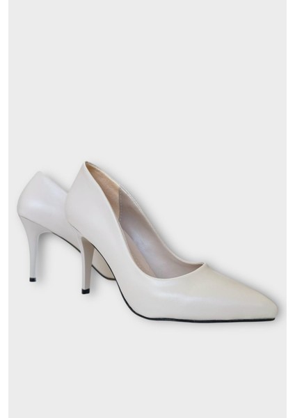 Kadın Klasik Topuklu Ayakkabı BEJ