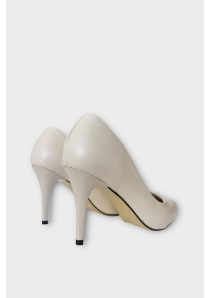 Kadın Klasik Topuklu Ayakkabı BEJ