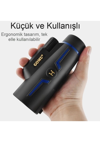 10X42 Hd Monoküler Bak4 Prizma, Fmc Kaplama, 20MM Mercek, Ipx6, Telefon Adaptörlü fırsatları