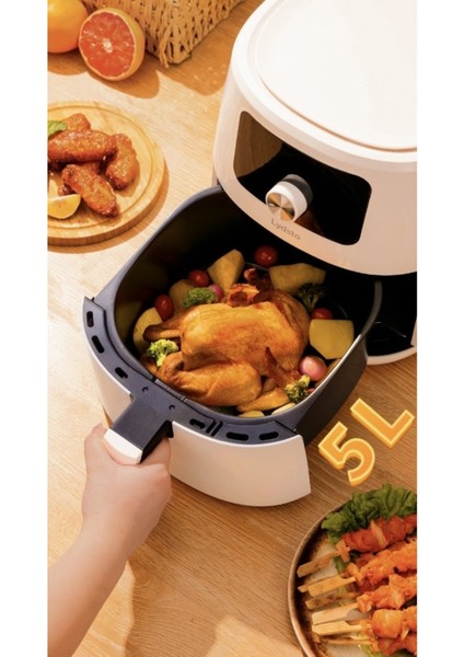 5l Xxl Akıllı Yağsız Fritöz Kırmızı, Sağlıklı ve Pratik Kullanım modelleri