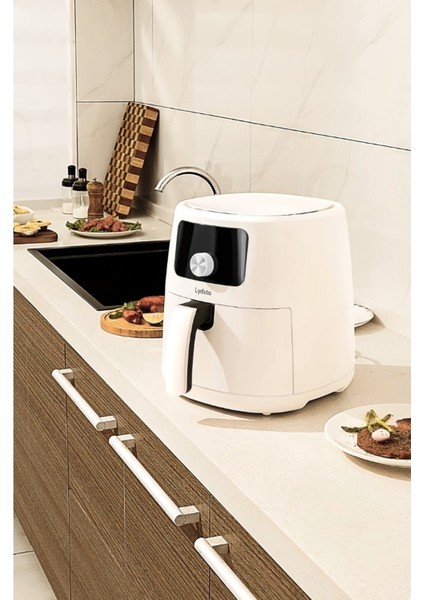 5l Xxl Akıllı Yağsız Fritöz Kırmızı, Sağlıklı ve Pratik Kullanım