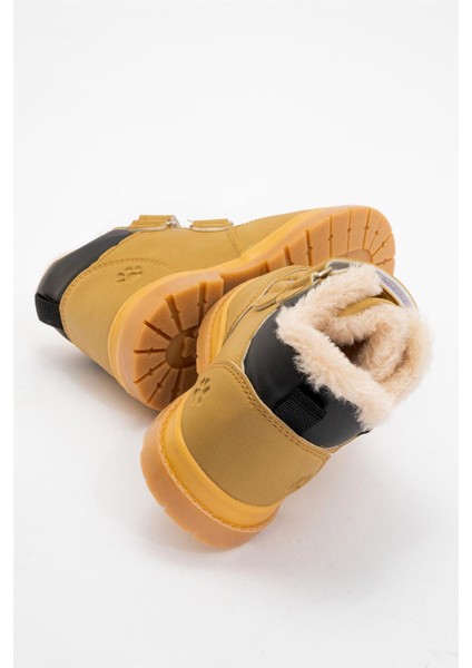 Camel Kürklü Cat Bebe Bot (22-25)