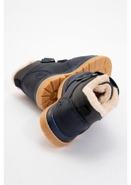 Kışlık İçi Kürklü Bebe Bot (22-25) LACİVERT